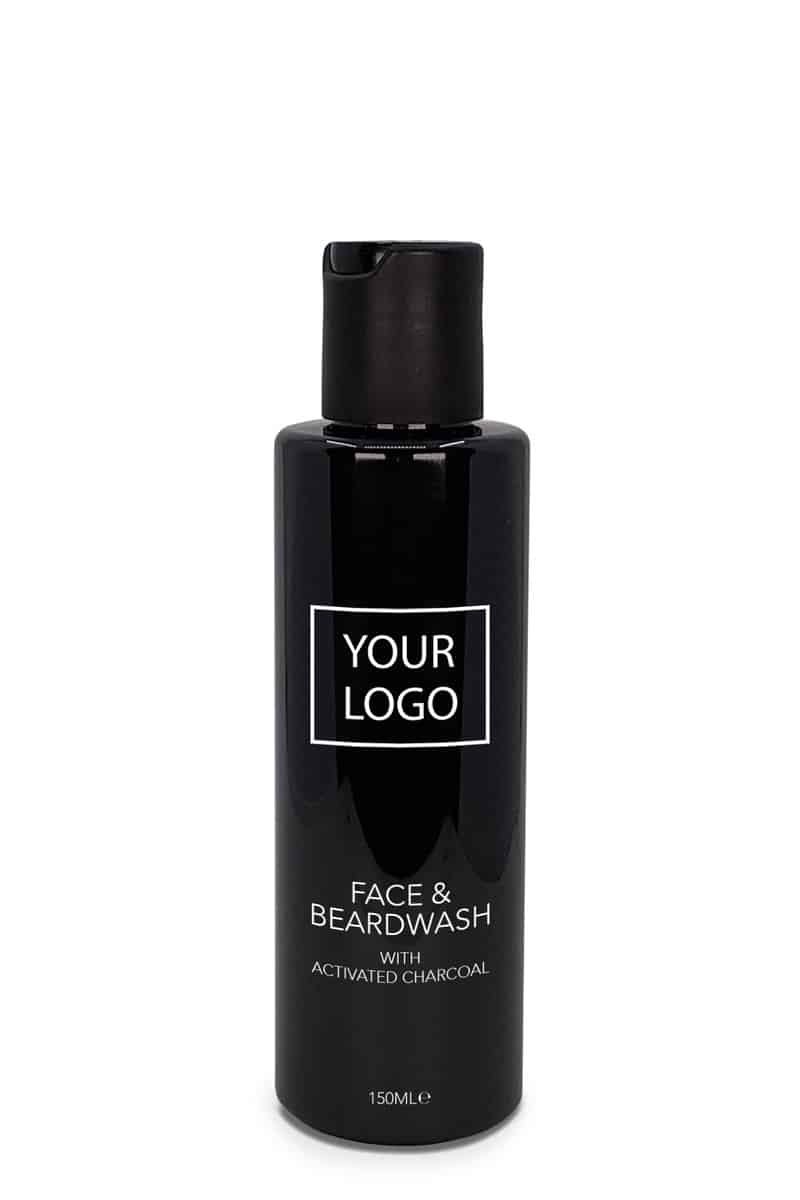 White Label Barber Mencare Face and Beardwash with Activated Charcoal 150ML