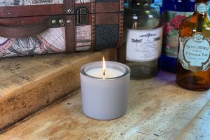 BottleX White Label Homecare Scented Candle Frozen Glass